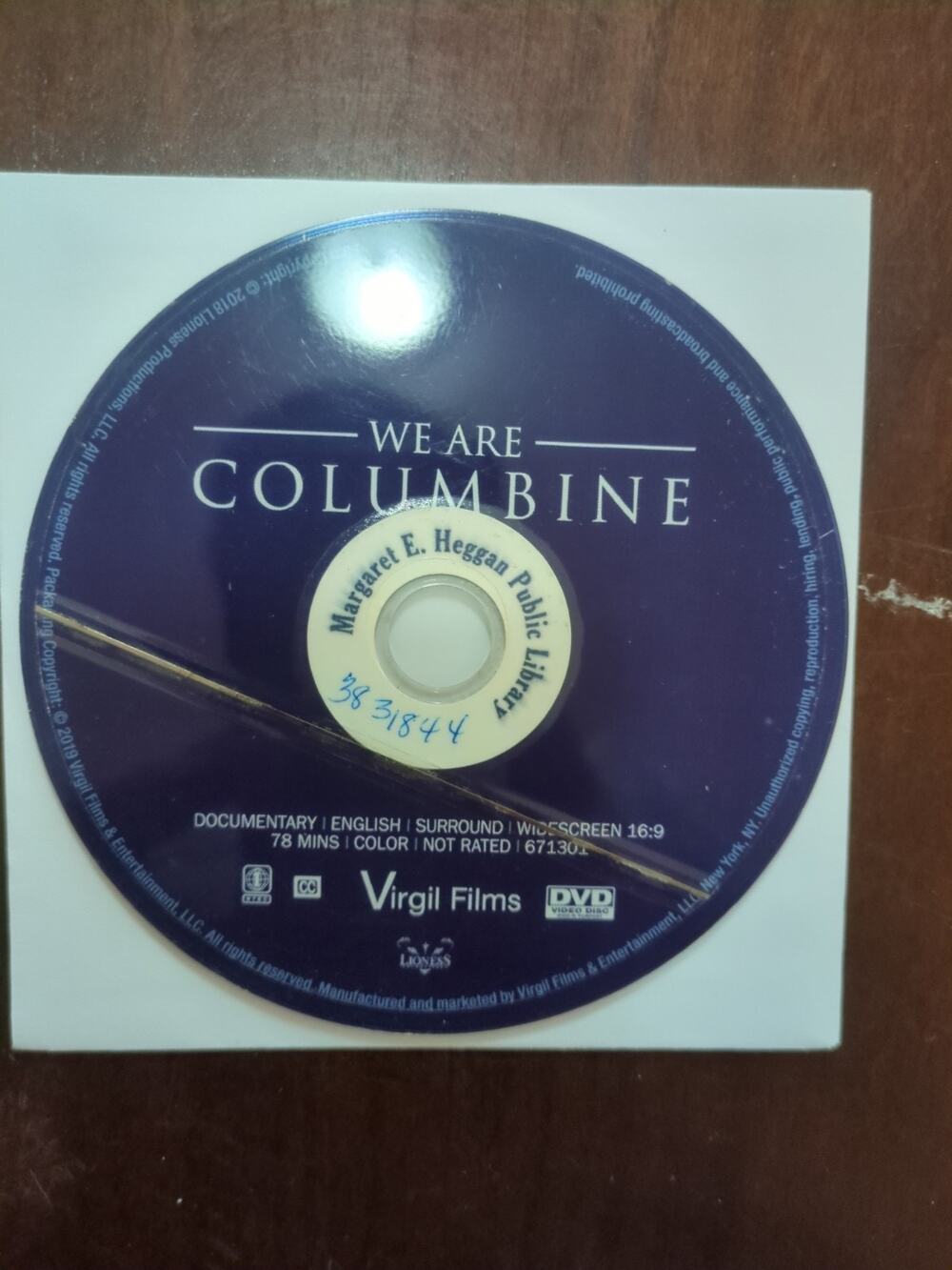 We Are Columbine (DVD, 2019) School Shooting Documentary disc only